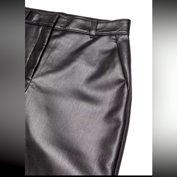 Aritzia Babaton Vegan Leather Command Pants - 10 - Picture 6 of 10